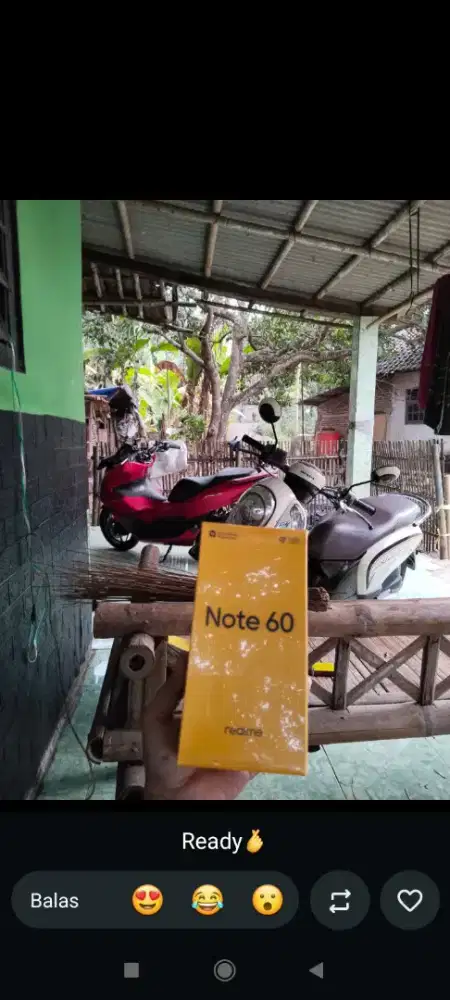 Realme barang baru masih dalam dus