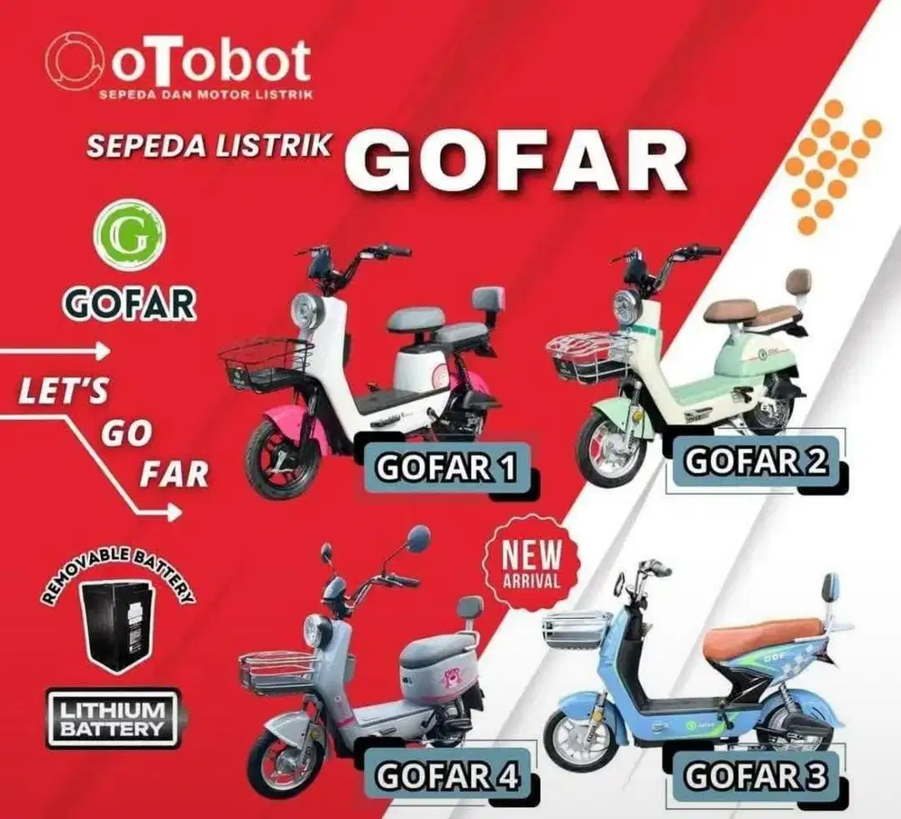 Sepeda Listrik Gofar Kredit Tanpa Alpikasi