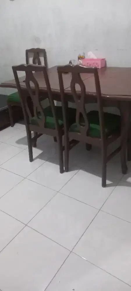 Jual murah meja mkn kayu tua