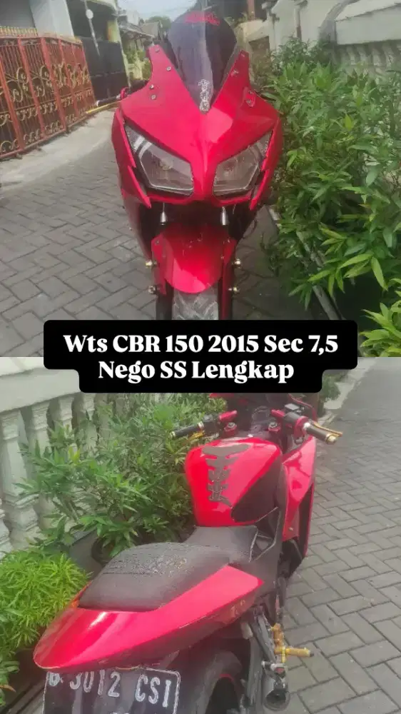 Honda CBR 150 2015  SS Lengkap