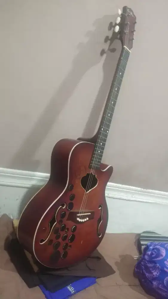 Gitar akustik alegro GS full senar jarang main lagi jual saja