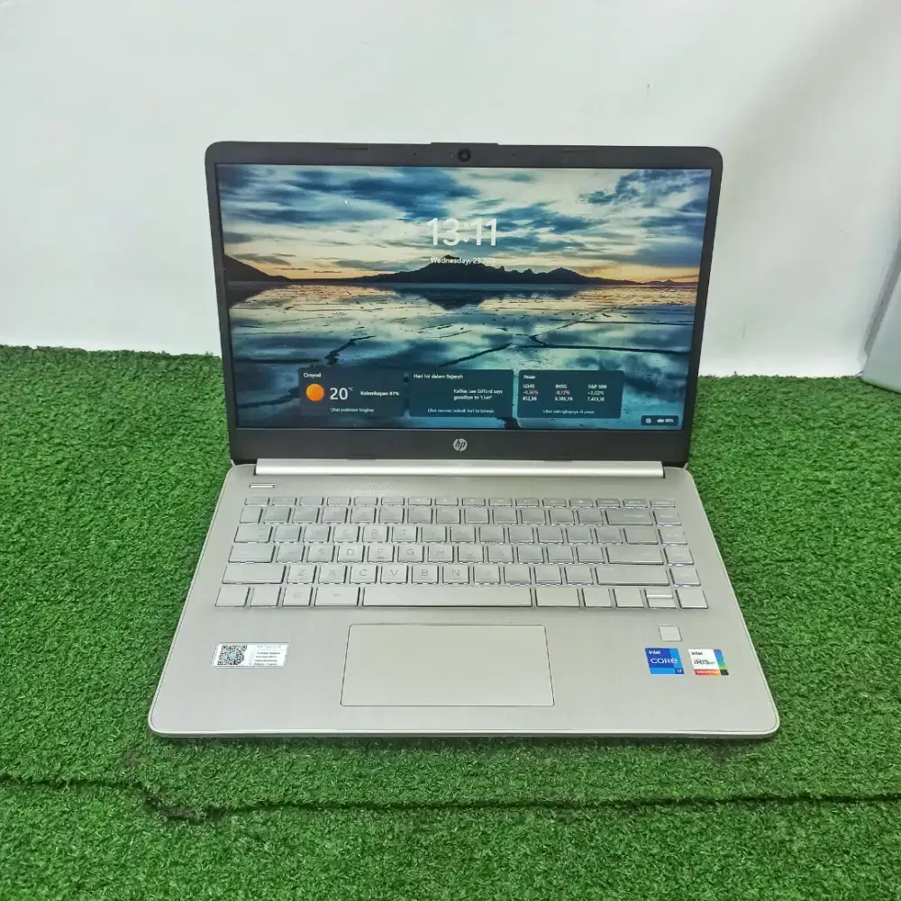 HP 14s core i7 Gen 12 RAM 32GB SSD 512GB Garansi resmi