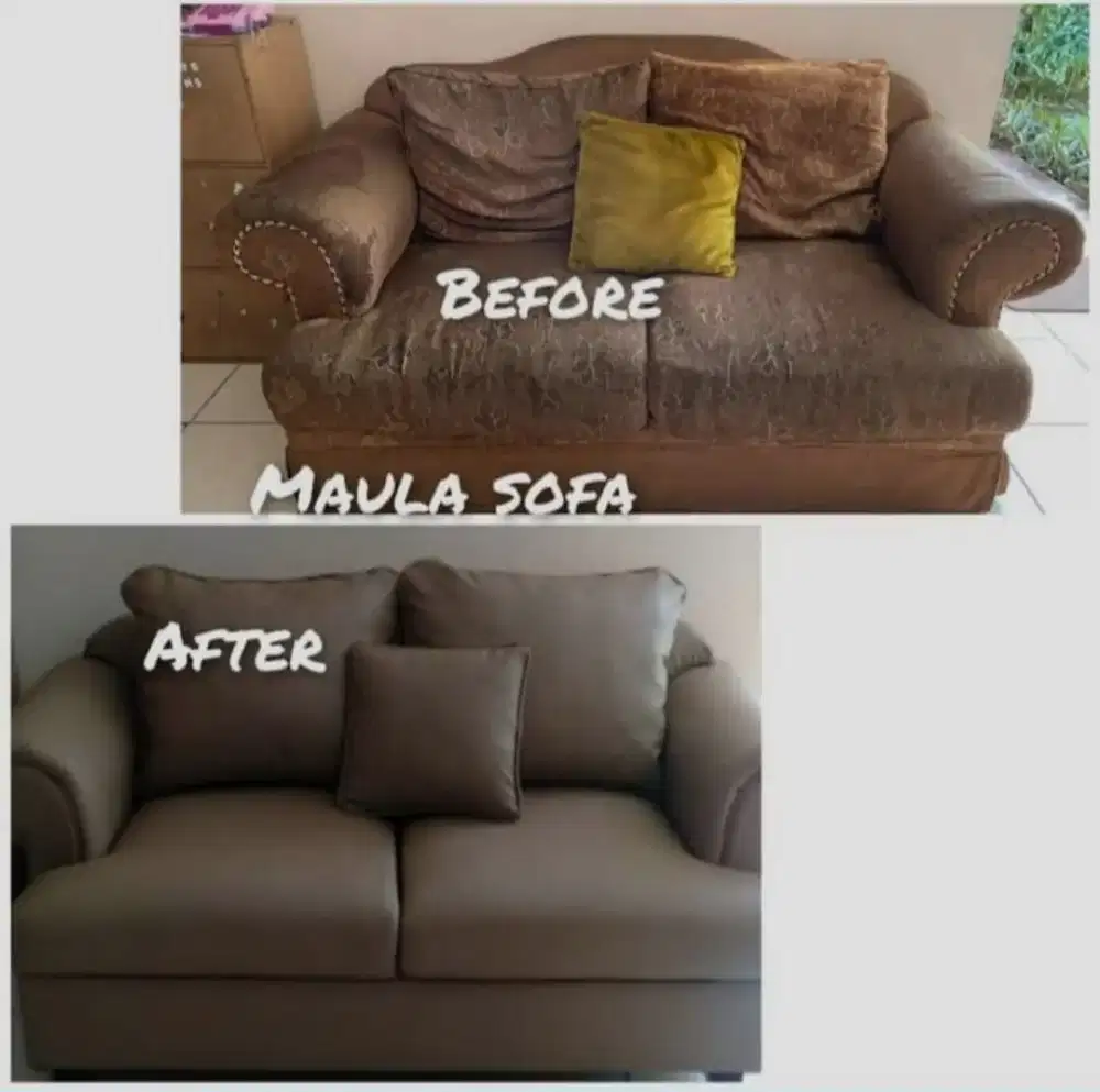 Upgrade sofa lama kembali baru
