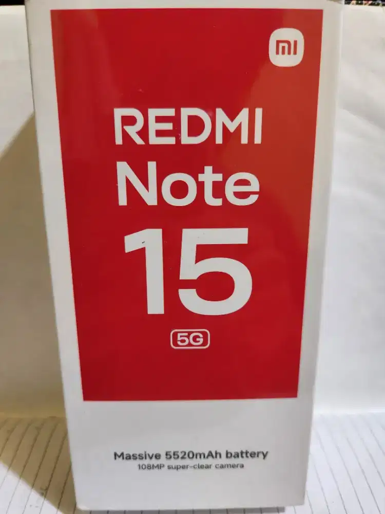 Redmi Note 15 5G 8/256gb Baru Segel Resmi
