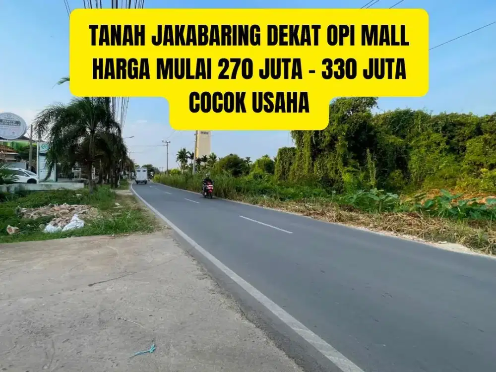 TANAH PINGGIR JALAN JAKABARING