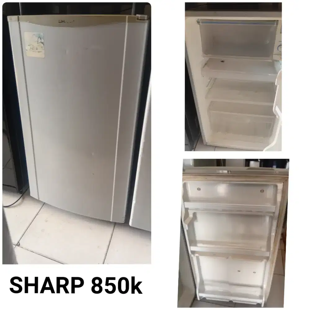 Kulkas SHARP bekas bergaransi