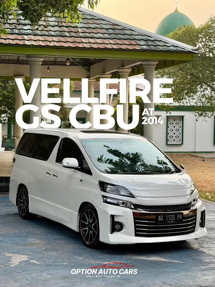 (DP 40jt) Vellfire GS CBU 2014 Automatic KM 67rb