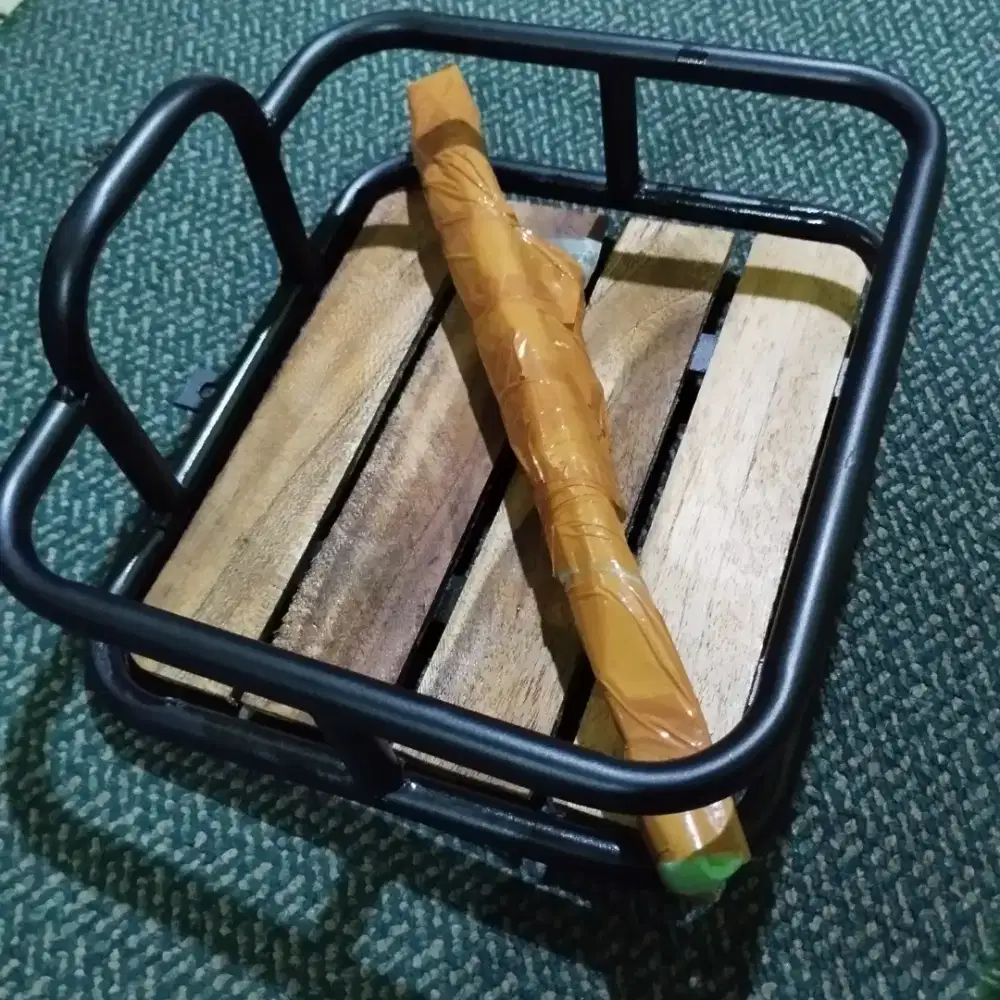 Keranjang depan sepeda, rak depan sepeda, rak depan sepeda commuter,