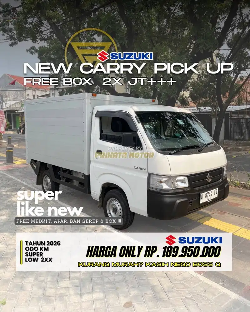 SUZUKI NEW CARRY PICKUP BOX 2026 !!!