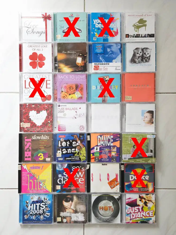 Take All 200rb 21 judul / CD Lagu Original Barat Mix Campuran