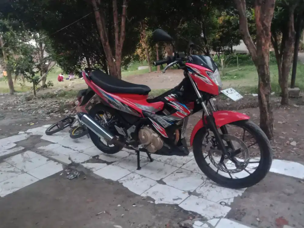 Satria Fu FL 2013 ss kumplit pajak isi stater jalan mesin adem orian