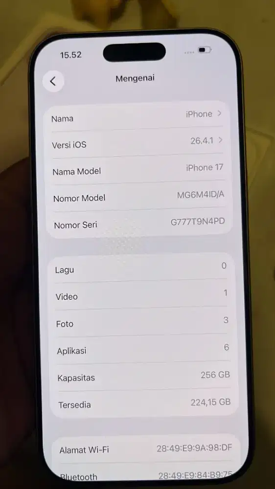 Dijual iPhone 17 Basic