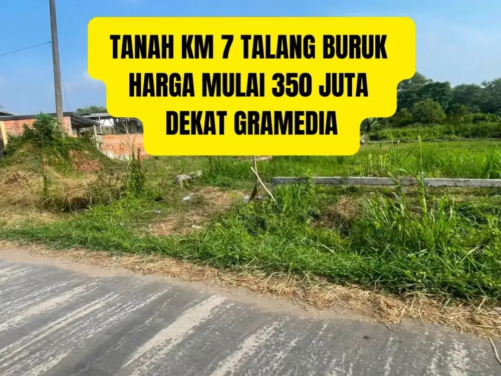 TANAH JAKAKBARING PINGGIR JALAN SIAP BANGUN