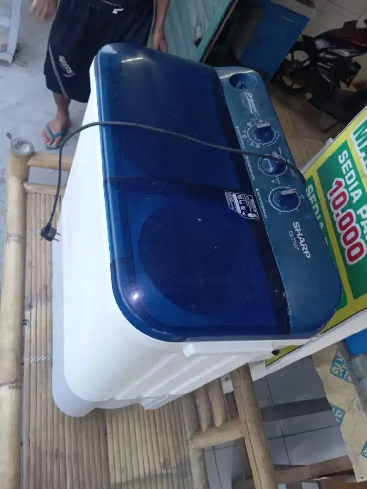 sharp 8kg original bekas