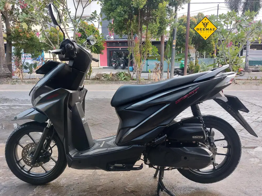 (DP 500 Rb)‼️ New Beat Deluxe CBS ISS Hitam 2024 Cash / Kredit