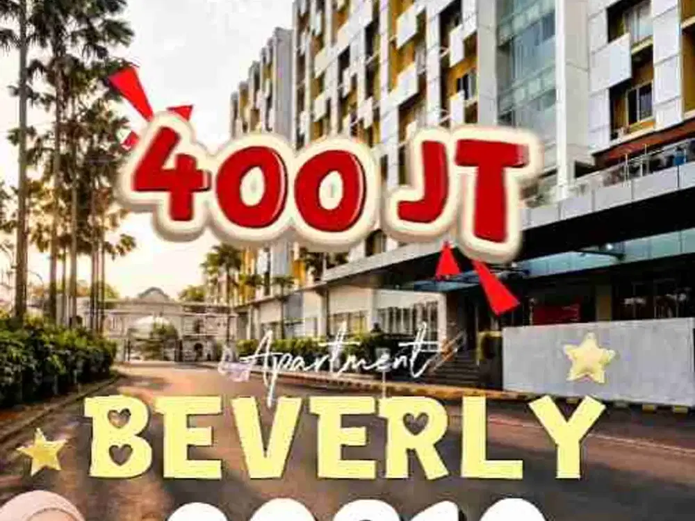 dijual rugi apartment type studio di Beverly gading serpong