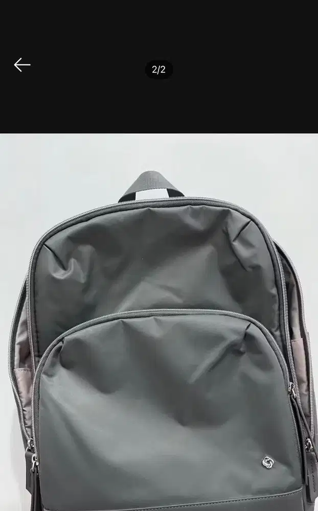 Tas Samsonite Mobile Solution Eco Classic BPV2 Antm - Silver Shadow