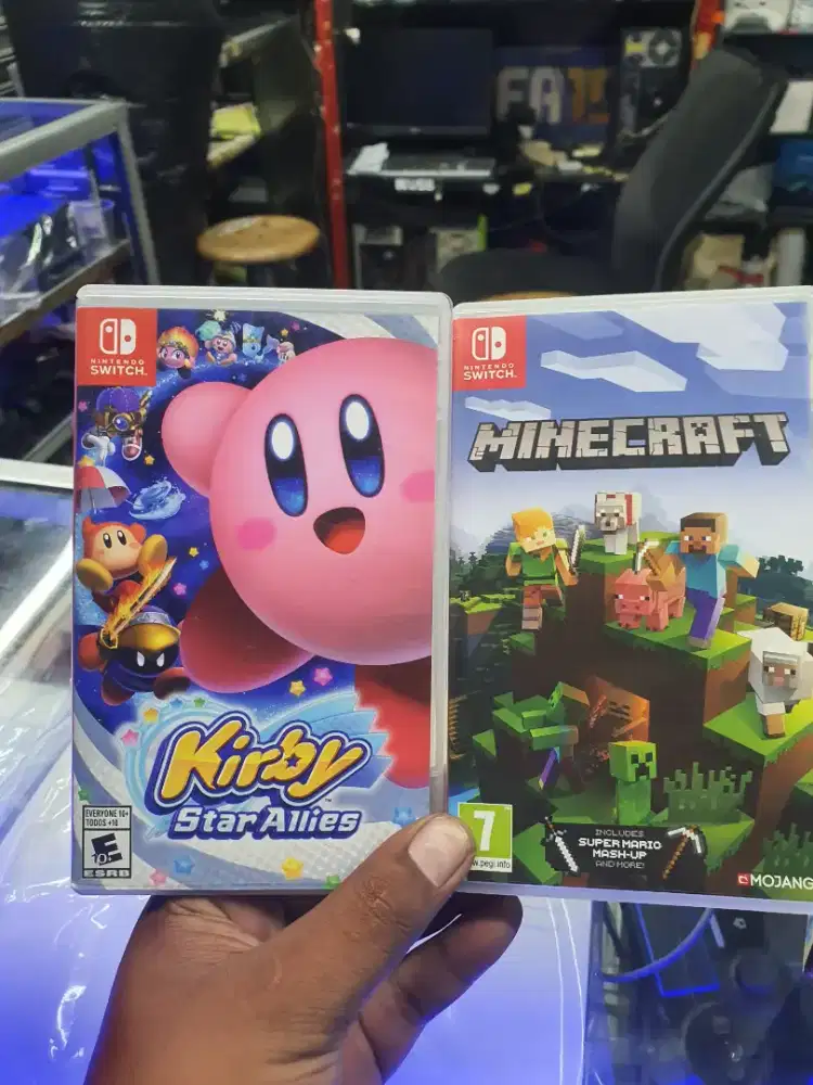 Game nintendo switch minecraft & kirby
