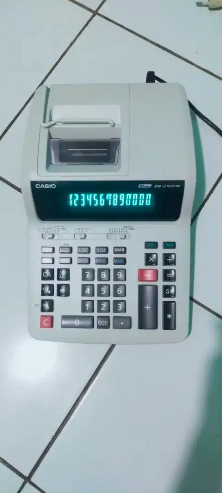 Mesin hitung kasir Casio DR 240