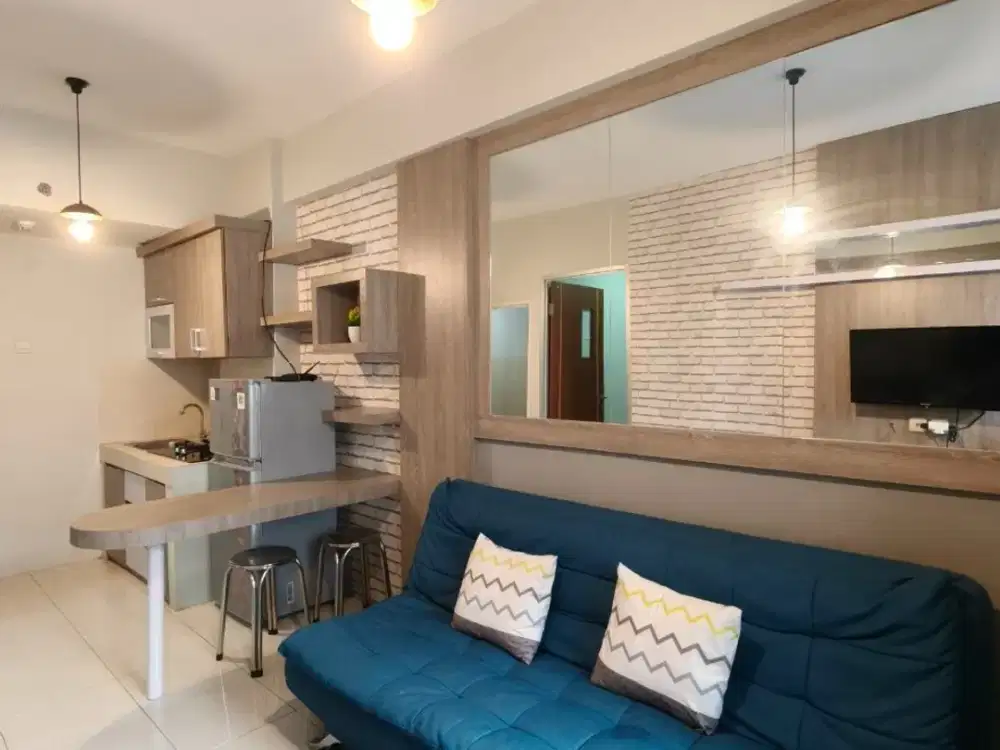 DIJUAL APARTEMEN PUNCAK KERTAJAYA TOWER A LANTAI 6 BARU GRESS - FULL FURNISHED