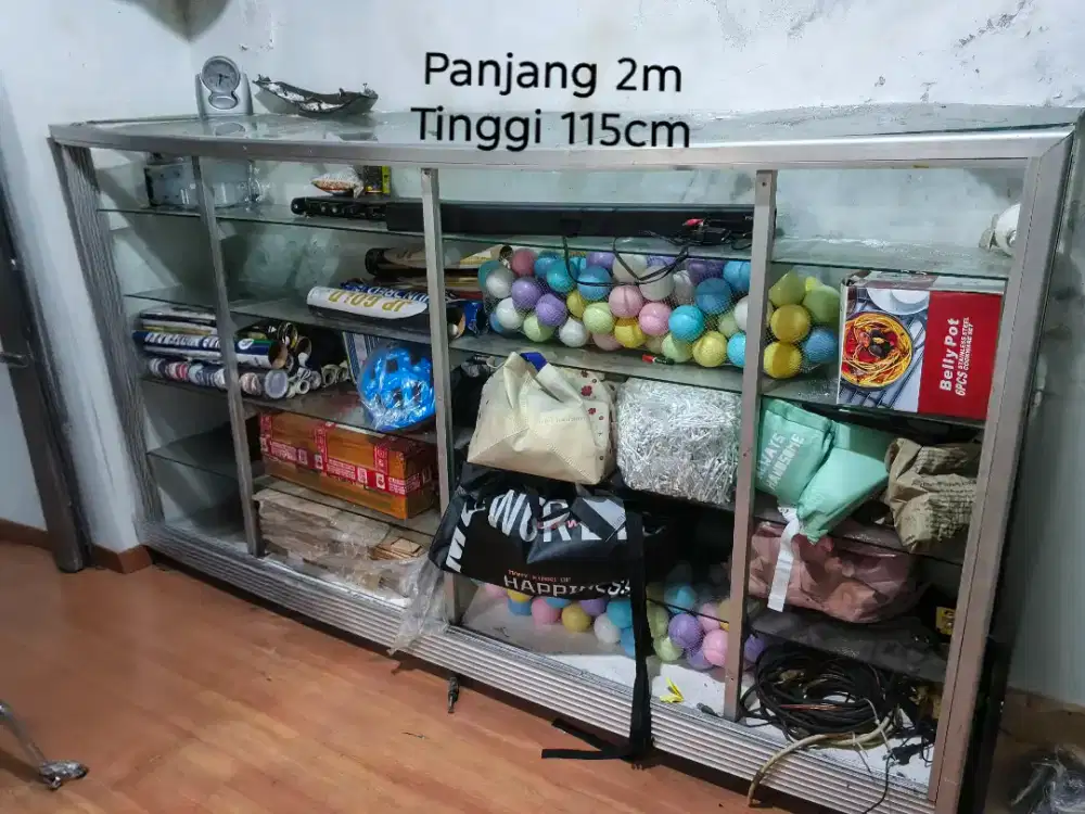 Dijual cepat etalase