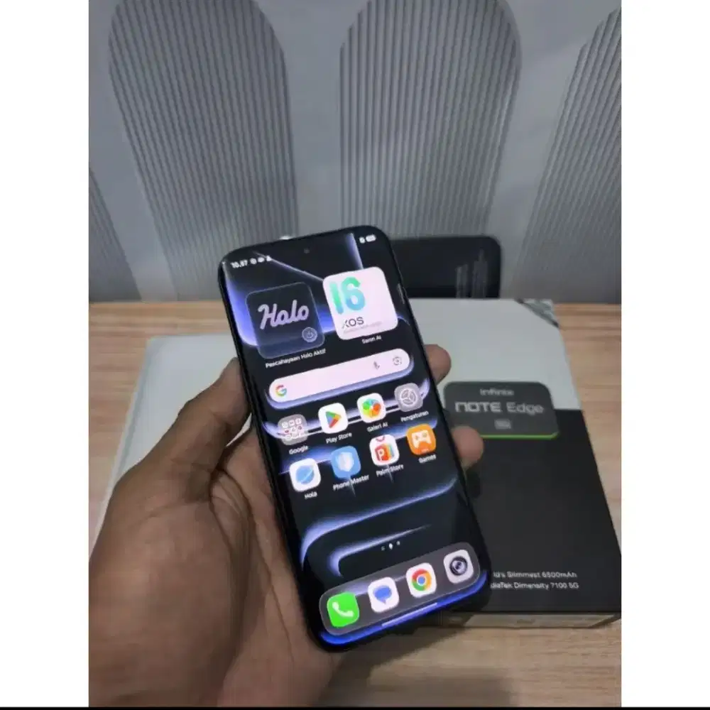 Infinix note edge 5G 8/128 fullset