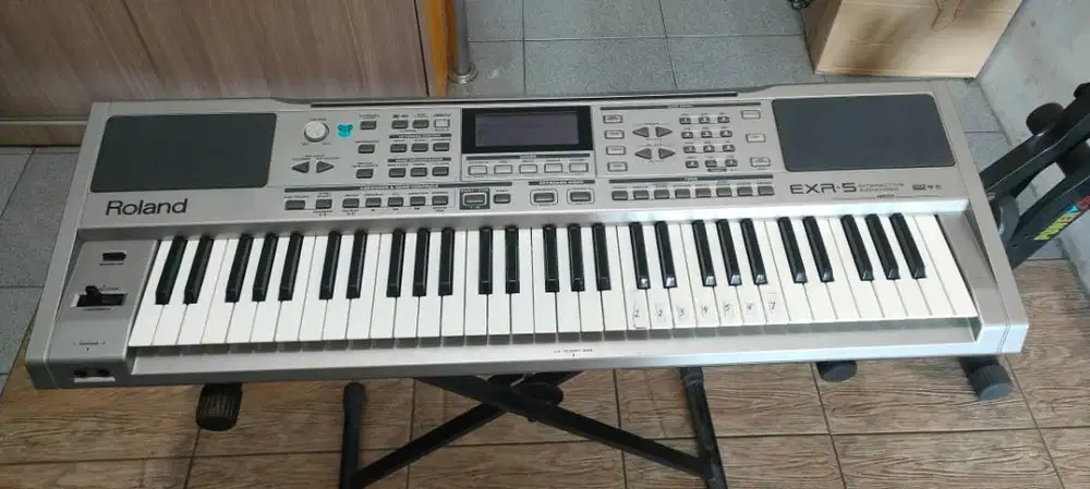 Roland EXR-5 Bekas | Normal | Minus 5 Tuts | Adaptor, Stand & Pedal Le