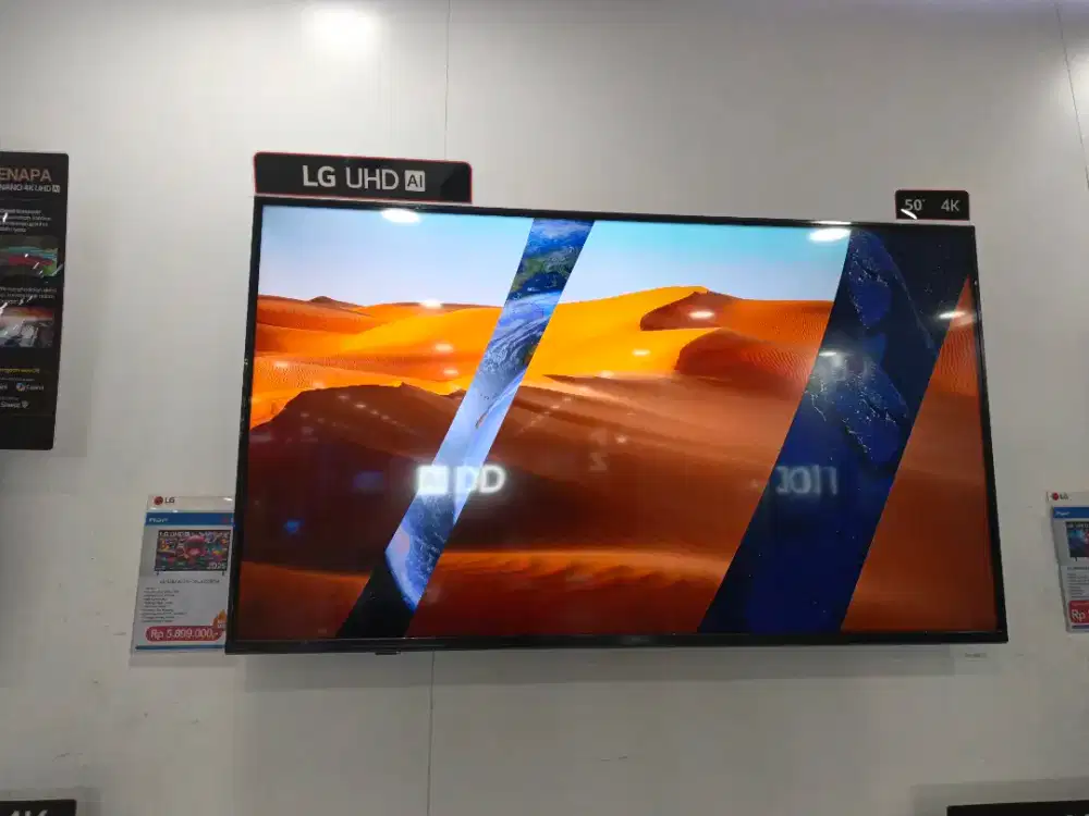 Kredit led TV lg 50 Inc UHD promo dp mulai 0