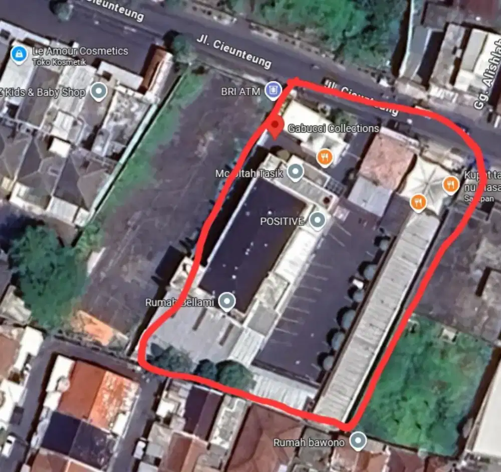JUAL GEDUNG FASHION FOOD MARKET TASIKMALAYA, SETRATEGIS, PARKIRAN LUAS