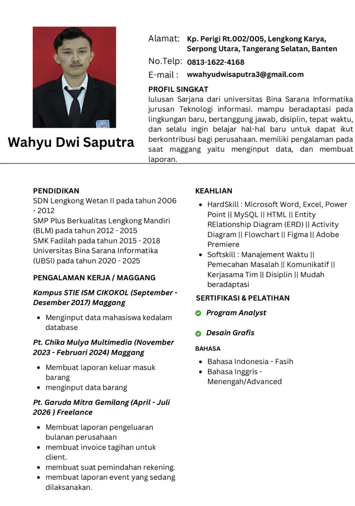 Mencari pekerjaan