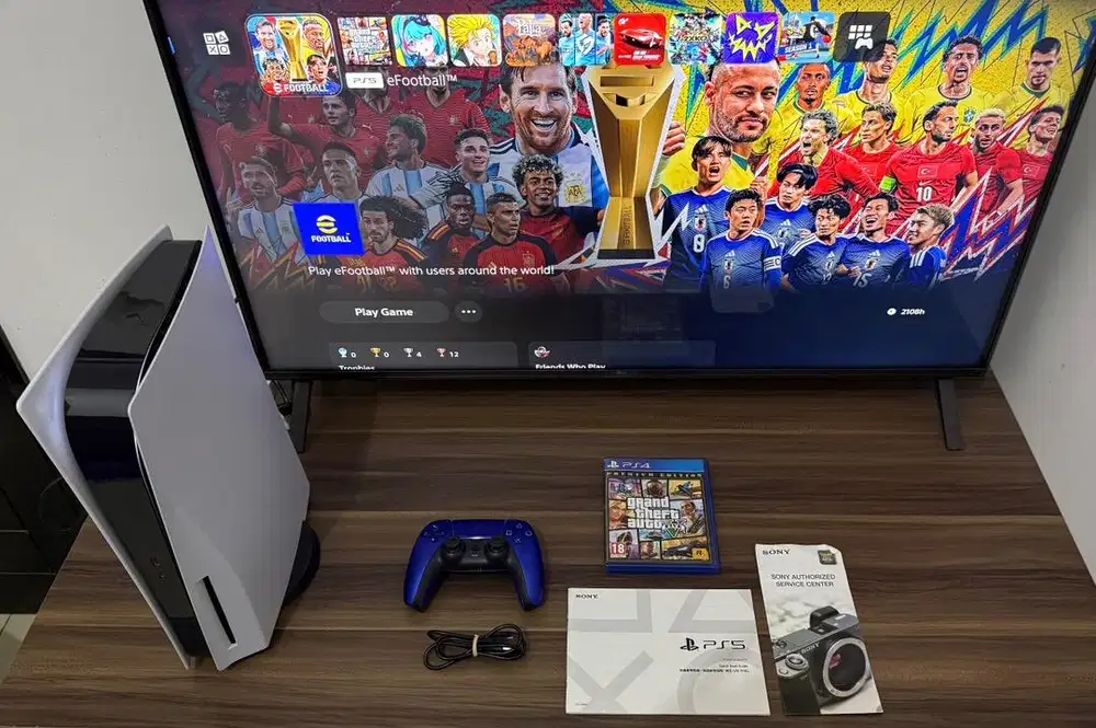 PS5 Disk Version seri 12 + GTA V (Mulus & Normal)