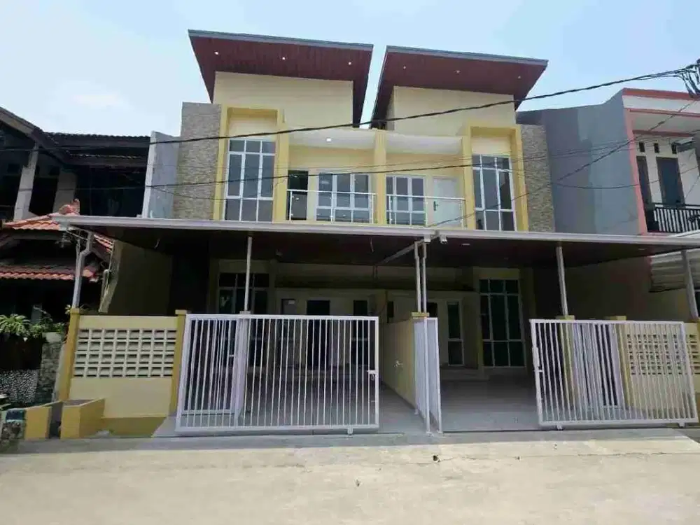 rumah baru renovasi 2 lantai di permata harapan baru  harapan indah bekasi