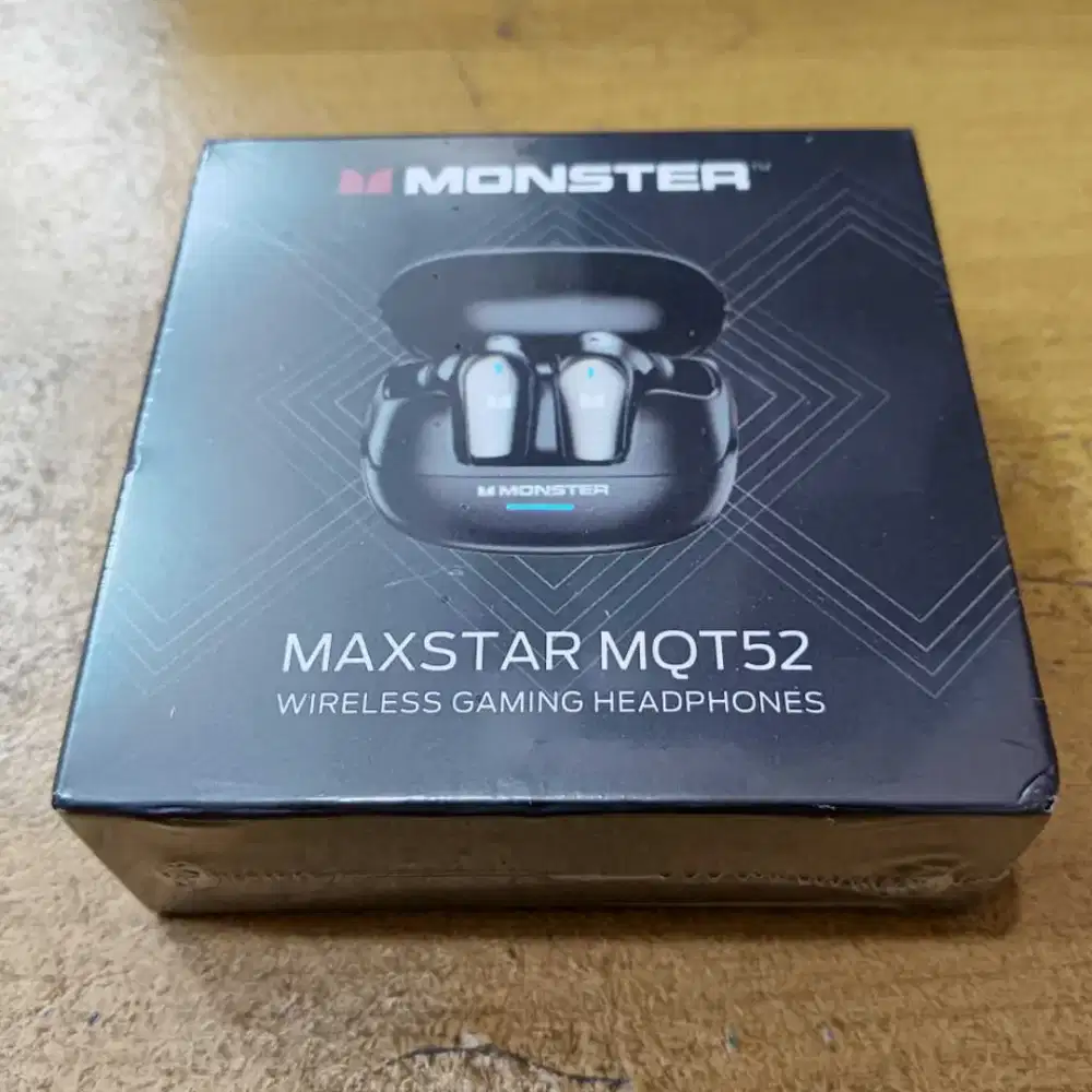 TWS Monster MQT52 Super Bass Bluetooth Gaming Earbuds Earphone