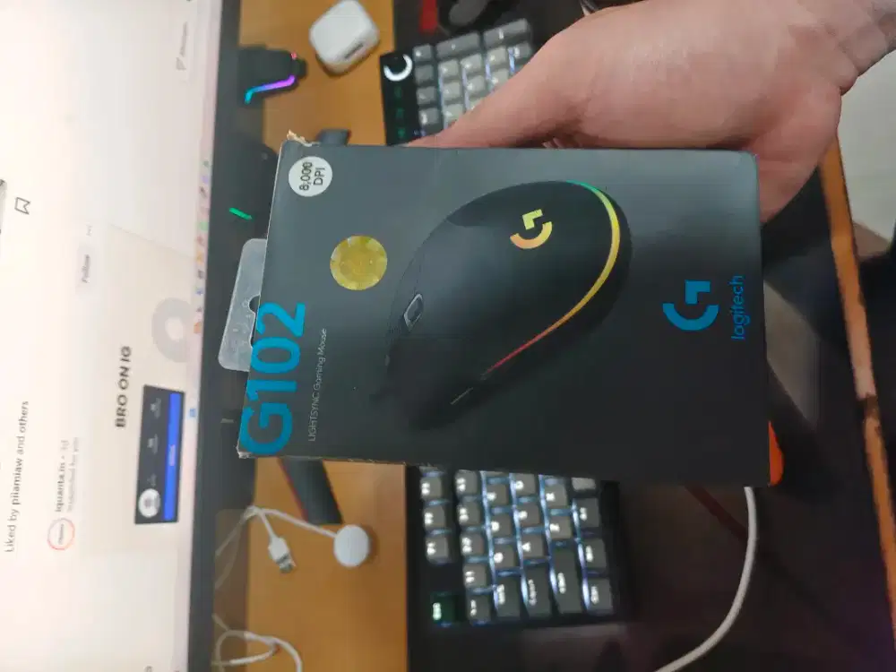 Mouse Logitech G102 Lightsync