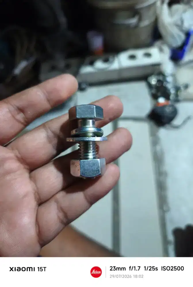 BAUT MUR DOUBLE RING KUNCI PAS 20 PANJANG DRAT 3,5 CM