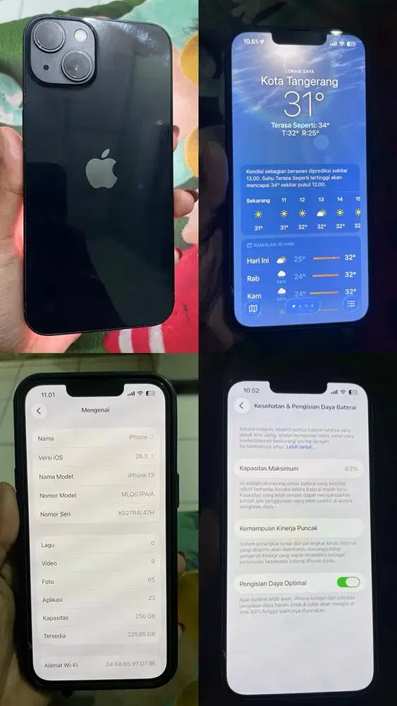 IPHONE 13 256GB IBOX NO MINUS FULLSET