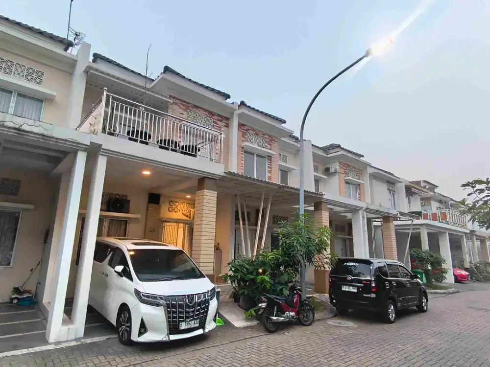 Disewakan Rumah Fully furnish di cikarang Jababeka Cluster Djava. candi.
