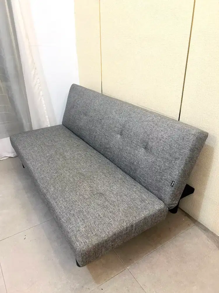 Sofa informa warna grey polyester linen blend