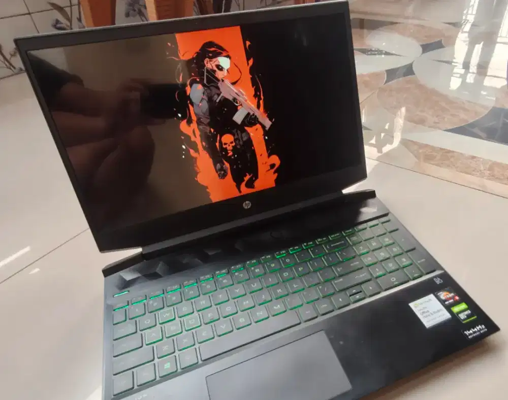 JUAL LAPTOP GAMING HP PAVILION RYZEN 5 4600H