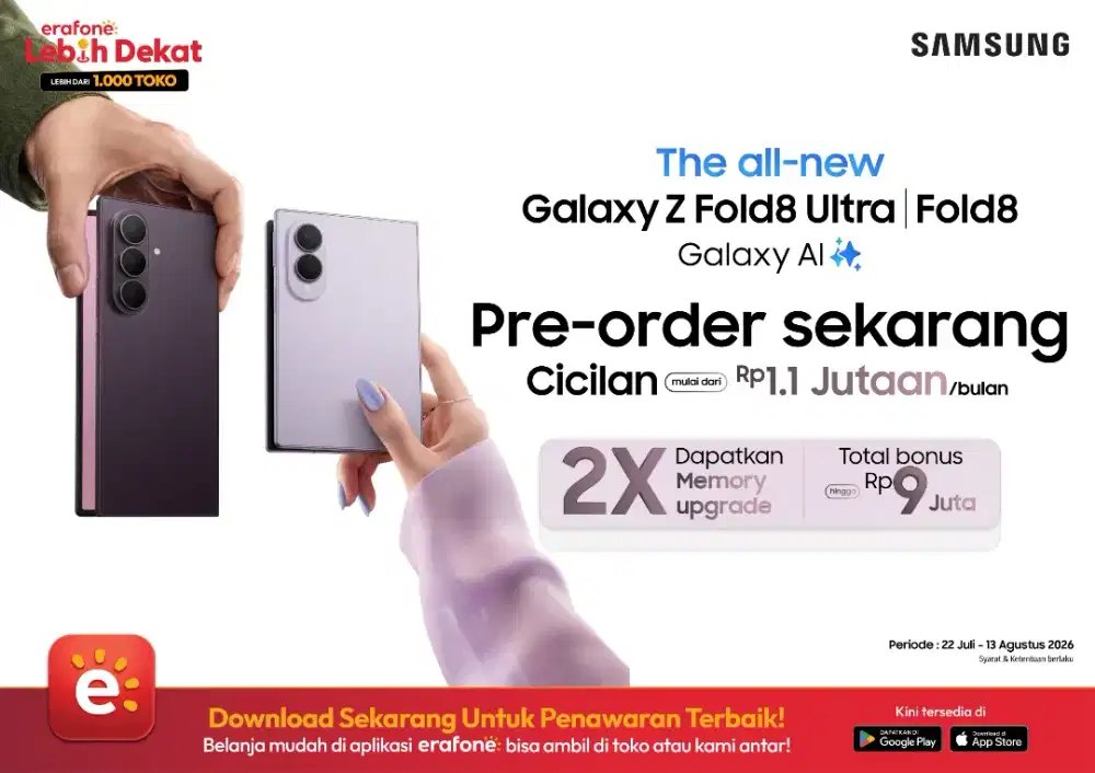 PRE ORDER SAMSUNG FOLDABLE 8