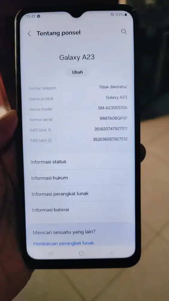 Samsung A23 , ram 6/128