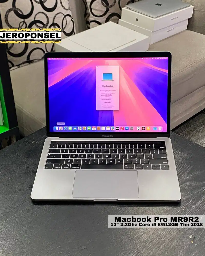 MACBOOK PRO 2018 8/512GB SPACE GRAY MULUS ORIGINAL GARANSI