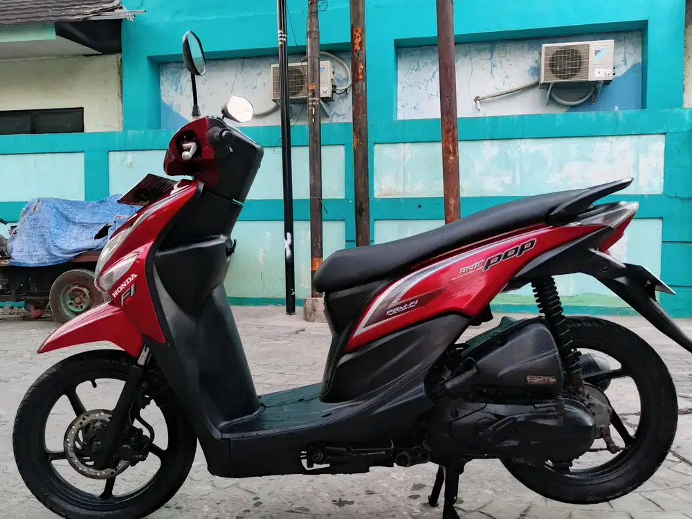 Honda beat pop fi esp 2016 stater halus mulus terawat