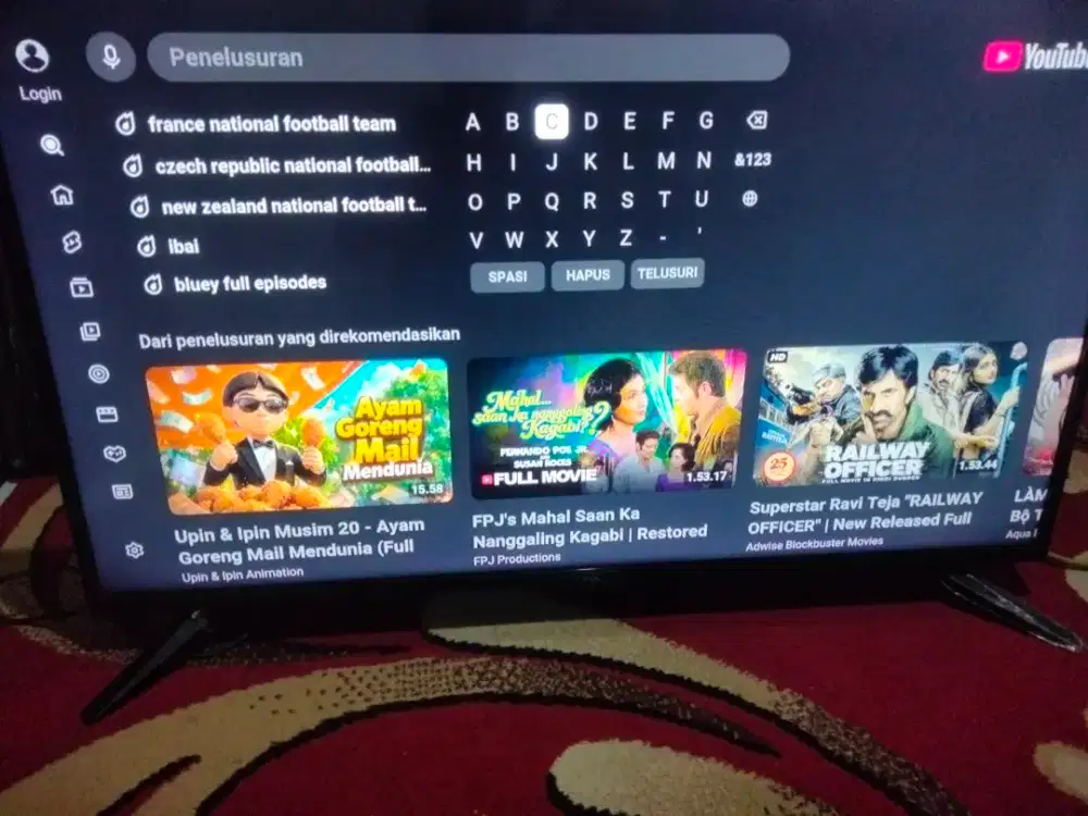 TV LED TCL 40 ANDROID SMART DIGITAL NORMAL REMOT ADA