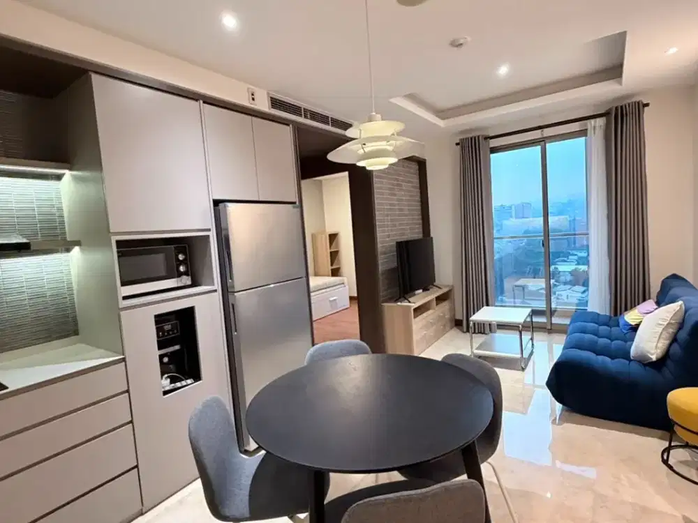 Disewakan full furnished mewah apartment hegarmanah residence 2 bedroom