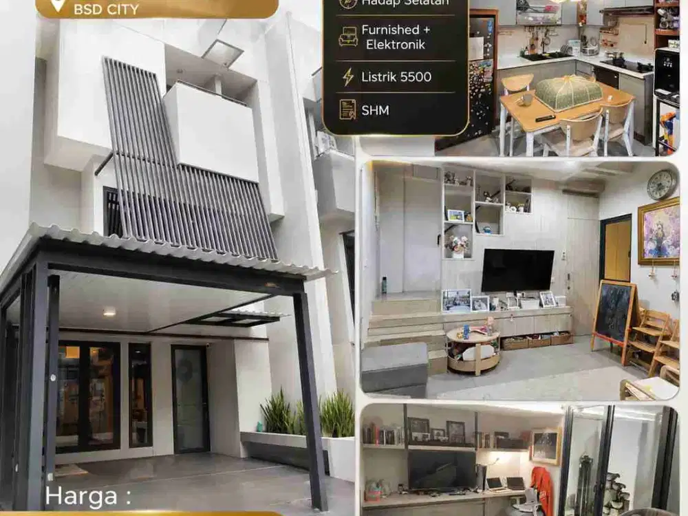 DIJUAL RUMAH IMPRESAHAUS TABEBUYA BSD CITY