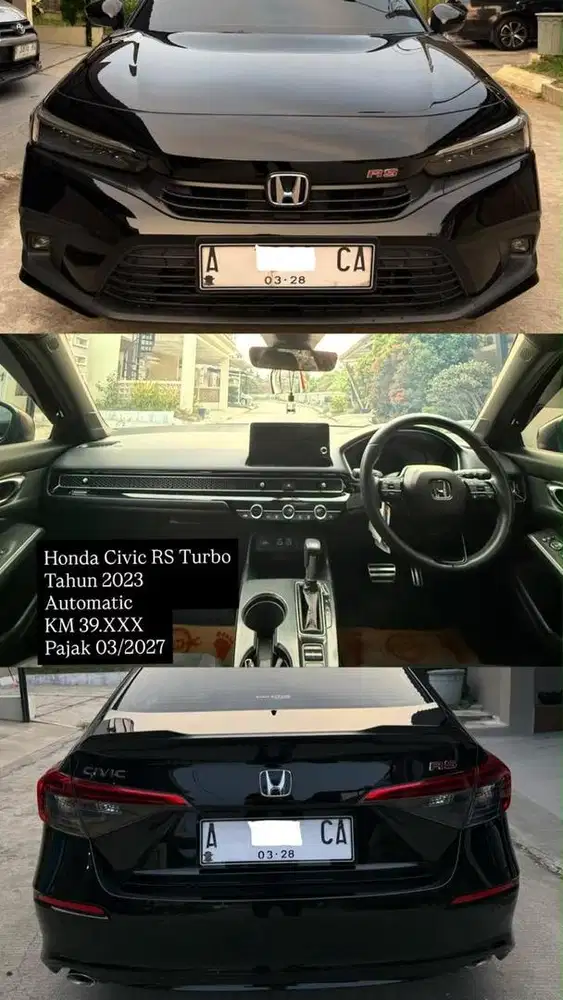 Honda civic RS turbo thn 2023
