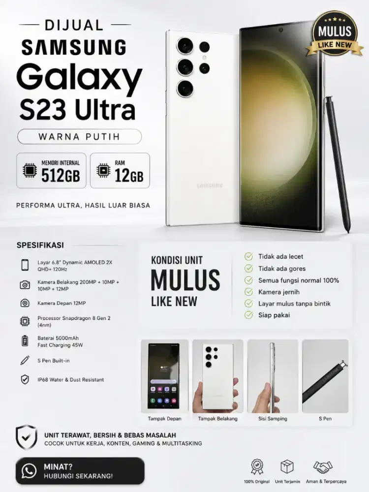 SAMSUNG GALAXY S23 ULTRA 12/512