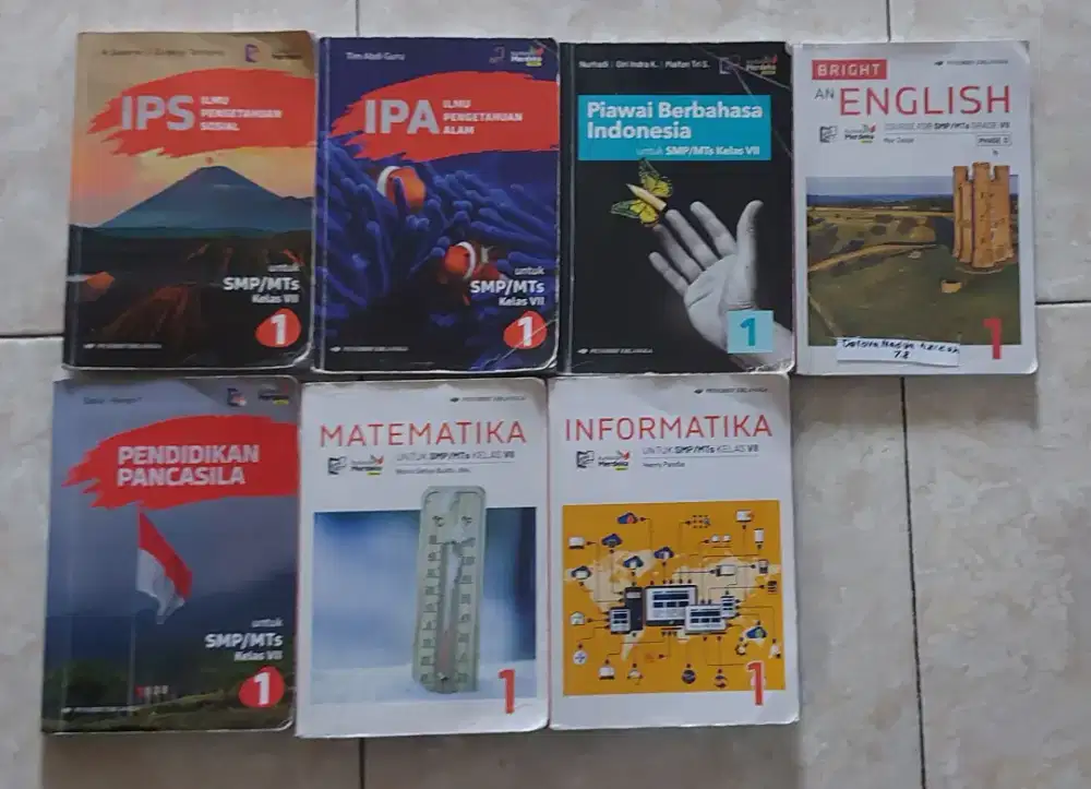 Buku Pelajaran SMP Kelas 1 Erlangga