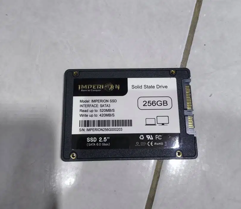 SSD SATA3 Imperion 256GB 2.5 Inch Bekas